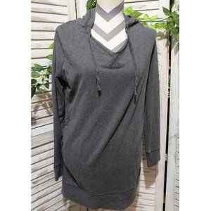 Liz Lange Charcoal Hoodie Sweatshirt